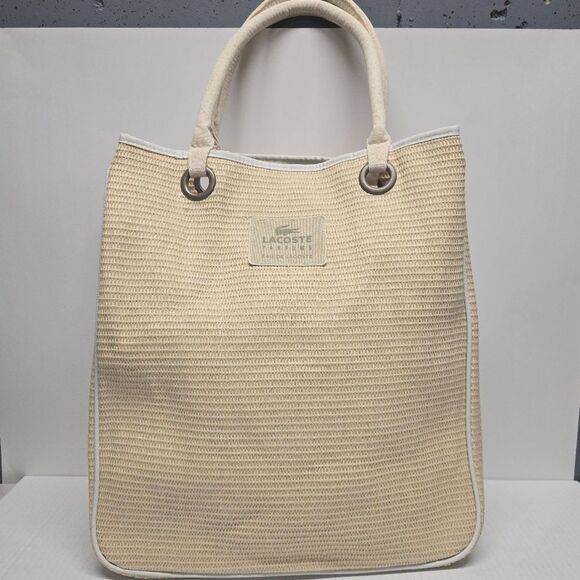 Lacoste beach summer tote bag NWOT - Picture 1 of 8